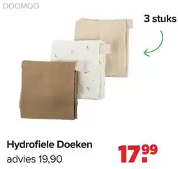 Baby-Dump Hydrofiele Doeken aanbieding