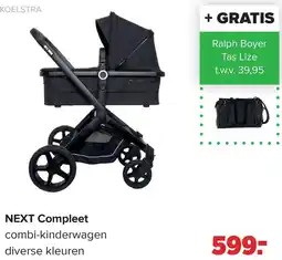 Baby-Dump NEXT Compleet combi-kinderwagen aanbieding