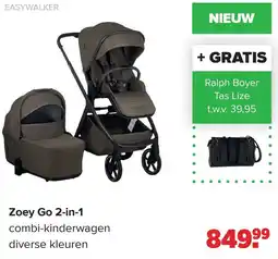 Baby-Dump Zoey Go 2-in-1 combi-kinderwagen aanbieding