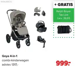 Baby-Dump Goya 4-in-1 combi-kinderwagen aanbieding