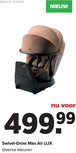 Baby-Dump Swivel-Grow Max Air LUX aanbieding