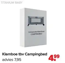 Baby-Dump Klamboe tbv Campingbed aanbieding
