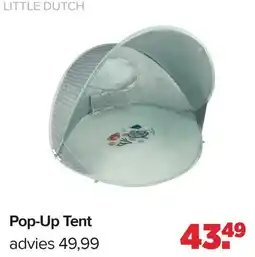 Baby-Dump Pop-Up Tent aanbieding