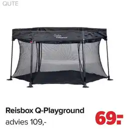 Baby-Dump Qute Reisbox Q-Playground aanbieding