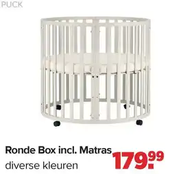 Baby-Dump Ronde Box incl. Matras aanbieding