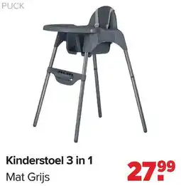 Baby-Dump Puck Kinderstoel 3 in 1 aanbieding