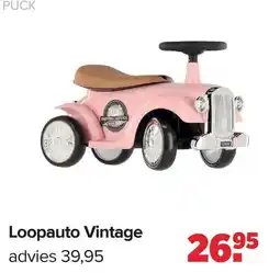 Baby-Dump Loopauto Vintage aanbieding