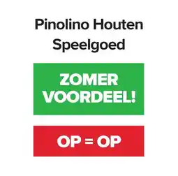Baby-Dump Pinolino Houten Speelgoed aanbieding