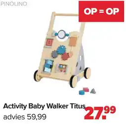 Baby-Dump Activity Baby Walker Titus aanbieding