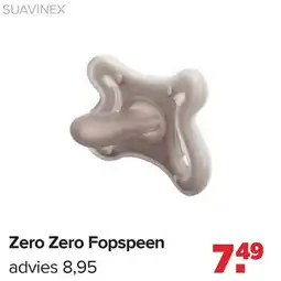 Baby-Dump Suavinex Zero Zero Fopspeen aanbieding