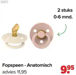 Baby-Dump Fopspeen - Anatomisch aanbieding