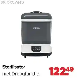 Baby-Dump Dr. brown's Sterilisator aanbieding