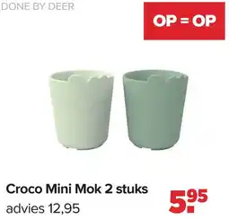 Baby-Dump Done by deer Croco Mini Mok aanbieding