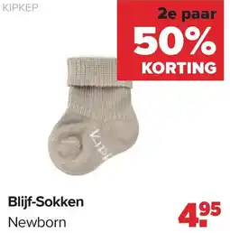Baby-Dump Kipkep Blijf-Sokken Newborn aanbieding