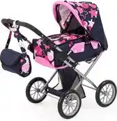Bol.com Bayer Design - Poppenwagen City Star - Blauw met Sterren aanbieding