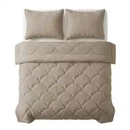 Action Lazy all-in-one dekbed Teddy fur - taupe aanbieding