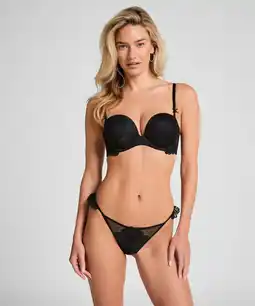 Hunkemoller Hunkemöller String Posie Zwart aanbieding