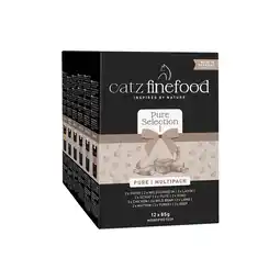 Zooplus catz finefood Puur Multipak Maaltijdzakjes 12 x 80/85 g Kattenvoer - Multipak 1 aanbieding