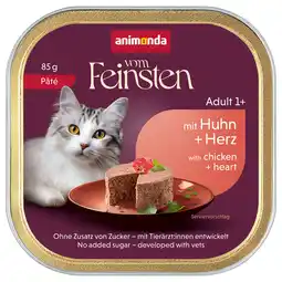 Zooplus 32x85g animonda vom Feinsten Adult Kip & Hart Paté natvoer voor katten aanbieding