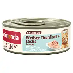 Zooplus 12x60g Animonda Carny Adult in Gelei Witte Tonijn & Zalm nat kattenvoer aanbieding