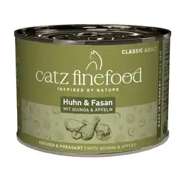 Zooplus Voordeelpakket catz finefood 12 x 200 g - Kip & fazant aanbieding