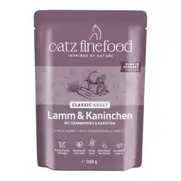 Zooplus catz finefood 6 x 300 g - Lam & Konijn aanbieding