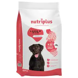 Zooplus 15kg Nutriplus Adult Dog met lam droogvoer voor honden aanbieding