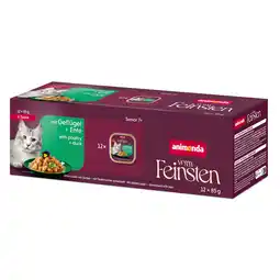Zooplus 12x85g Animonda Vom Feinsten Senior in Saus Gevogelte & Eend nat kattenvoer aanbieding