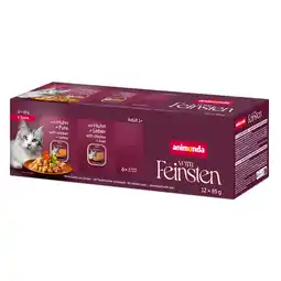 Zooplus 12x85g Animonda Vom Feinsten Adult in Saus Mixpakket (2 soorten) nat kattenvoer aanbieding