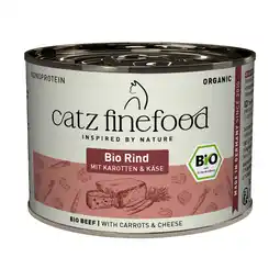 Zooplus Voordeelpakket catz finefood Bio 24 x 200 g - Bio-Rund aanbieding