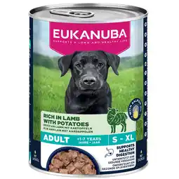Zooplus Eukanuba Adult Rijk aan Lam met Aardappelen - Voordeelpakket: 24 x 400 g aanbieding