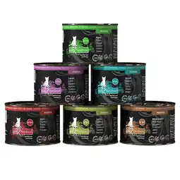 Zooplus catz finefood Puur Blikken 6 x 200 Kattenvoer - Mix 2 (Kip, Zalm, Wild Zwijn, Lam, Varken, Paard ) aanbieding