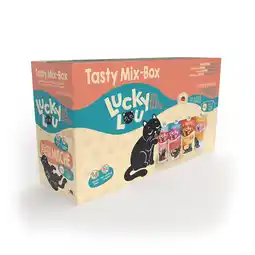 Zooplus 12x 125g Lucky Lou Adult Tasty-Mix kattenvoer nat aanbieding