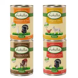 Zooplus 24x400g Combinatie VII (4 Smaken) Lukullus Hondenvoer aanbieding