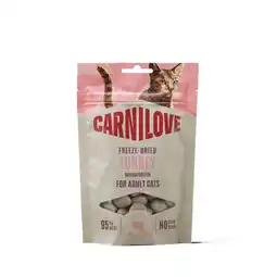 Zooplus 40 g Carnilove Cat Freeze Dried Kalkoen Kattensnacks aanbieding