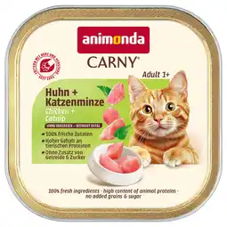 Zooplus 32x85g animonda Carny Adult Kip & Kattenkruid nat kattenvoer aanbieding