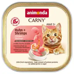 Zooplus 32x85g animonda Carny Adult Kip & Garnalen Kattenvoer nat aanbieding