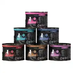 Zooplus catz finefood Puur Blikken 6 x 200 Kattenvoer - Mix 1 (Kip, Wild Zwijn, Lam, Schaap, Kalkoen, Rund) aanbieding