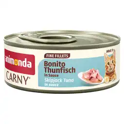 Zooplus 12x60g Animonda Carny Adult in saus tonijn kattenvoer nat aanbieding