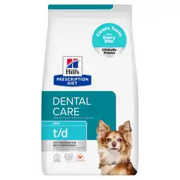 Zooplus 3kg Canine T/D Dental Care Mini met Kip Hill's Prescription Diet Hondenvoer aanbieding