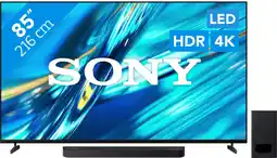 Coolblue Sony Bravia 3 II Led 85 (2026) + Sony Bravia Theatre Bar 6 Zwart aanbieding