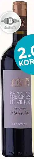 Mitra Preignes le Vieux Prestige Petit Verdot aanbieding