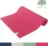 Bol.com Bodhi Tree Yogamat 6 mm (183 × 61 cm) - Extra dik & antislip - Inclusief draagriem - Roze Rood aanbieding