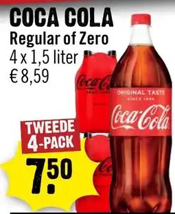 Dirck 3 Coca Cola Regular of Zero aanbieding