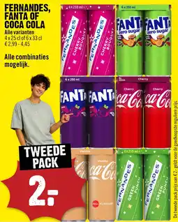 Dirck 3 fernandes, fanta of coca cola aanbieding