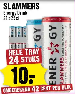 Dirck 3 slammers energy drink aanbieding