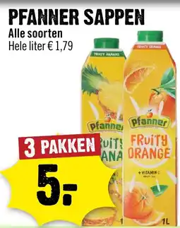 Dirck 3 Pfanner sappen aanbieding