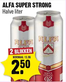 Dirck 3 Alfa super strong aanbieding