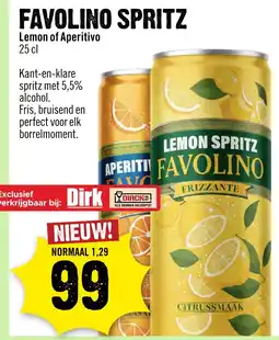 Dirck 3 favolino spritz aanbieding