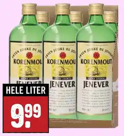 Dirck 3 Korenmout jenever aanbieding
